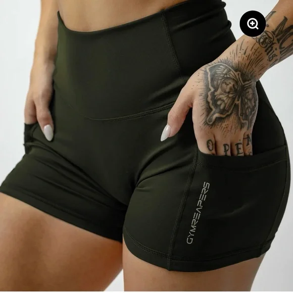 Gymreapers Forest Green XL Victory Shorts - Picture 2 of 4